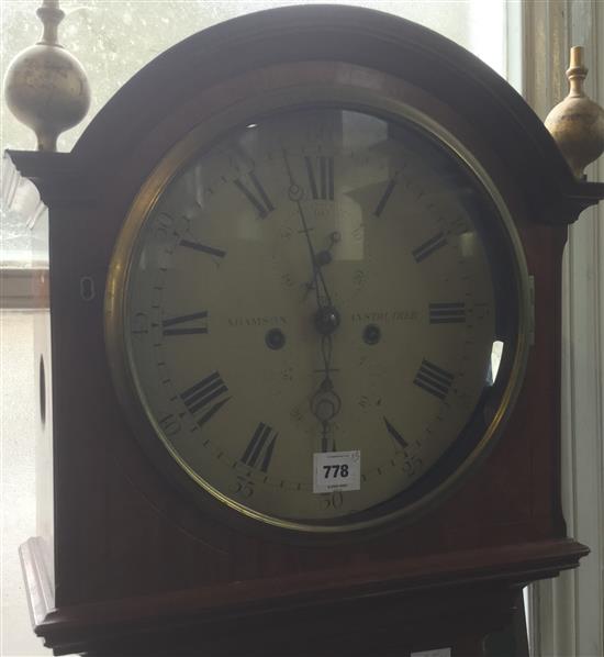 Adamson, Anstruther, Regency mahogany 8 day longcase clock(-)